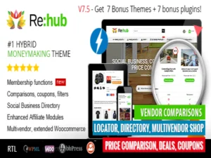 Szablon REHub Wordpress Theme | Sklep z dodatkami premium WP Allkeystore.pl