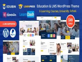 Szablon Edubin Education Wordpress Theme | Sklep z dodatkami premium WP Allkeystore.pl