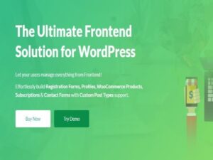 WP User Frontend Pro-Plugin