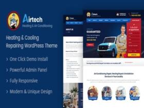 Szablon Airtech Plumber WordPress Theme | Sklep z dodatkami premium WP Allkeystore.pl