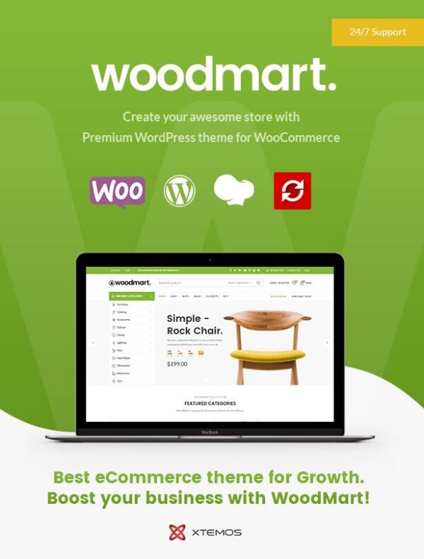 Szablon WoodMart WooCommerce 60 Demo | Sklep z dodatkami premium WP Allkeystore.pl