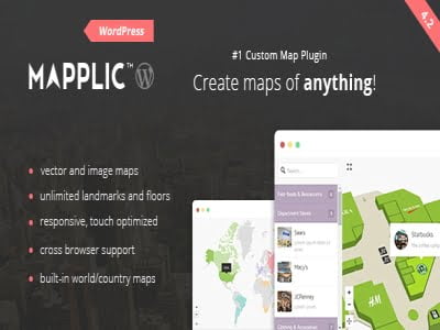 Wtyczka Mapplic - Custom Interactive Map WordPress Plugin | Sklep z dodatkami premium WP Allkeystore.pl