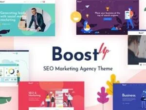 Szablon BoostUp - SEO Marketing Agency Theme | Sklep z dodatkami premium WP Allkeystore.pl