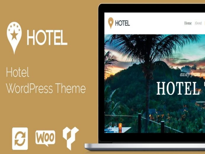 Szablon VisualModo Hotel WordPress Theme | Sklep z dodatkami premium WP Allkeystore.pl