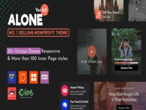 Szablon Alone – Charity Multipurpose Non-profit WordPress Theme | Sklep z dodatkami premium WP Allkeystore.pl
