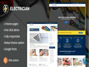 Szablon Electrician – Electrical And Repair Service WordPress Theme | Sklep z dodatkami premium WP Allkeystore.pl