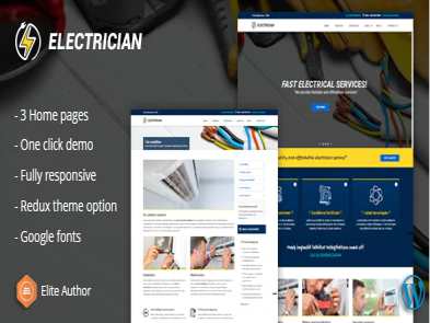 Szablon Electrician – Electrical And Repair Service WordPress Theme | Sklep z dodatkami premium WP Allkeystore.pl