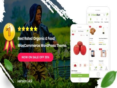 Szablon GreenMart - Organic & Food WooCommerce WordPress Theme | Sklep z dodatkami premium WP Allkeystore.pl