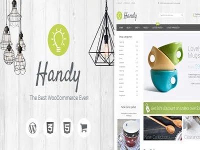 Szablon Handy – Handmade Shop WordPress WooCommerce Theme | Sklep z dodatkami premium WP Allkeystore.pl