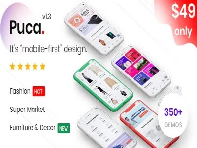 Szablon Puca - Optimized Mobile WooCommerce WordPress Theme | Sklep z dodatkami premium WP Allkeystore.pl