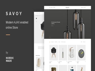 Szablon Savoy - Minimalist AJAX WooCommerce Theme | Sklep z dodatkami premium WP Allkeystore.pl