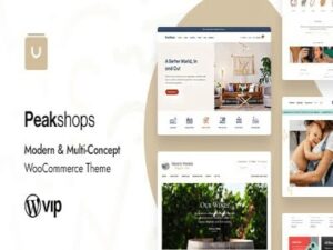 Szablon PeakShops – Modern Multi-Concept WooCommerce Theme | Sklep z dodatkami premium WP Allkeystore.pl