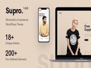 Szablon Supro – Minimalist AJAX WooCommerce WordPress Theme | Sklep z dodatkami premium WP Allkeystore.pl