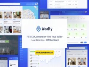 Szablon Wealty - Multipurpose Real Estate WordPress Theme | Sklep z dodatkami premium WP Allkeystore.pl