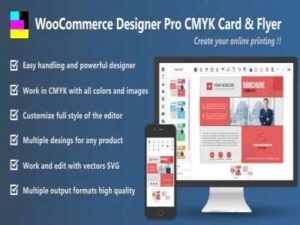 Wtyczka Designer Pro CMYK Card Flyer WooCommerce