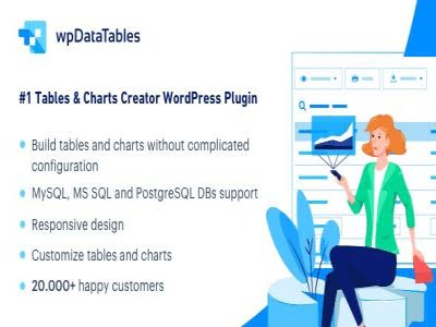 Wtyczka WpDataTables - Tables and Charts Manager for WordPress | Sklep z dodatkami premium WP Allkeystore.pl