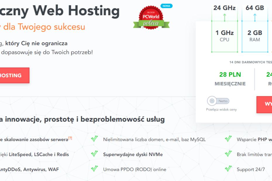 Sprawdź jaki hosting dla Wordpress i inne usługi polecamy!