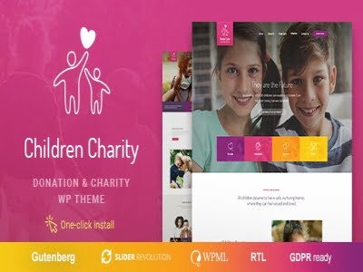 Szablon Children Charity - Nonprofit NGO WordPress Theme | Sklep z dodatkami premium WP Allkeystore.pl