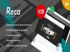 Szablon Ireca Car Rental Boat Bike Vehicle Calendar WordPress Theme | Sklep z dodatkami premium WP Allkeystore.pl
