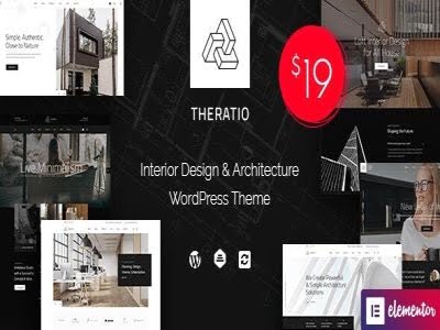 Szablon Theratio - Architecture Interior Design Elementor WordPress Theme | Sklep z dodatkami premium WP Allkeystore.pl