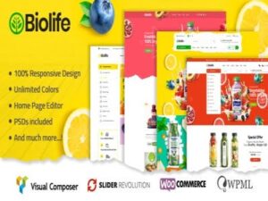 Szablon Biolife – Organic Food WordPress Theme ( RTL Supported )