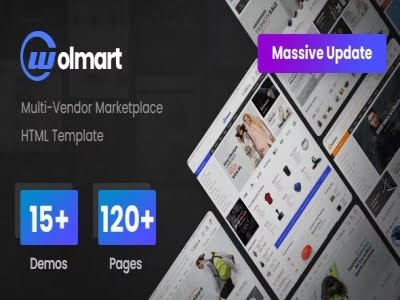 Szablon Wolmart – Marketplace eCommerce HTML Template | Sklep z dodatkami premium WP Allkeystore.pl