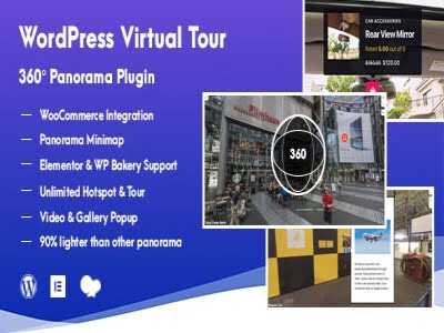 Wtyczka WordPress Virtual Tour 360 Panorama Plugin | Sklep z dodatkami premium WP Allkeystore.pl