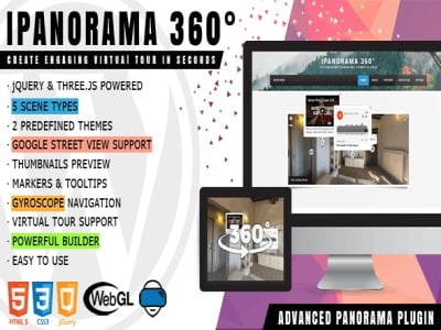 Wtyczka iPanorama 360° Virtual Tour Builder for WordPress | Sklep z dodatkami premium WP Allkeystore.pl