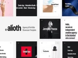 Szablon Alioth Agency Portfolio Showcase Theme | Sklep z dodatkami premium WP Allkeystore.pl