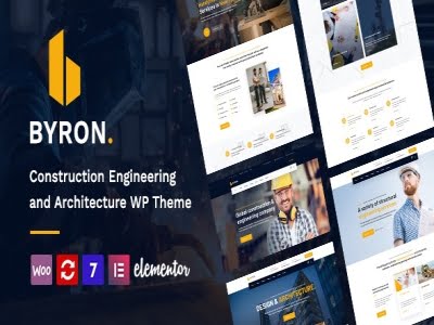 Szablon Byron Construction and Engineering WordPress Theme | Sklep z dodatkami premium WP Allkeystore.pl