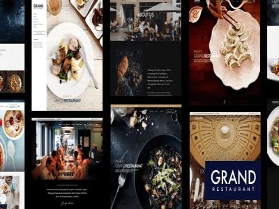 Szablon Grand Restaurant WordPress | Sklep z dodatkami premium WP Allkeystore.pl