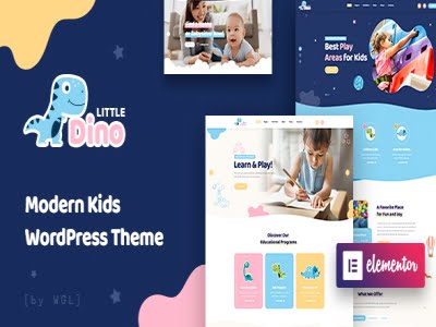 Szablon Littledino Modern Kids WordPress Theme | Sklep z dodatkami premium WP Allkeystore.pl