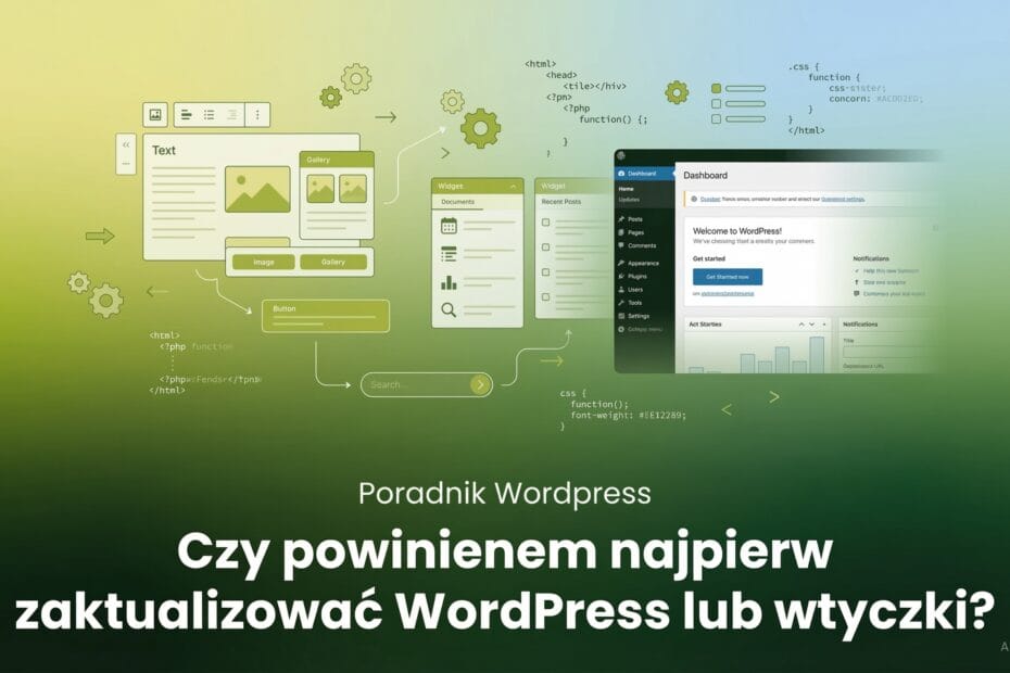 Czy powinienem najpierw zaktualizować WordPress lub wtyczki? Jaka jest właściwa kolejność aktualizowania?