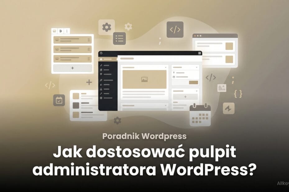 Jak dostosować pulpit administratora WordPress?