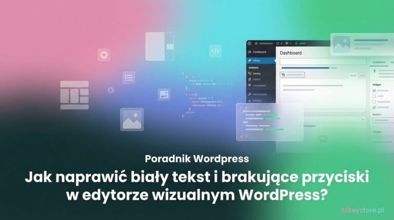 Wie behebt man weißen Text und fehlende Schaltflächen im visuellen Editor von WordPress?