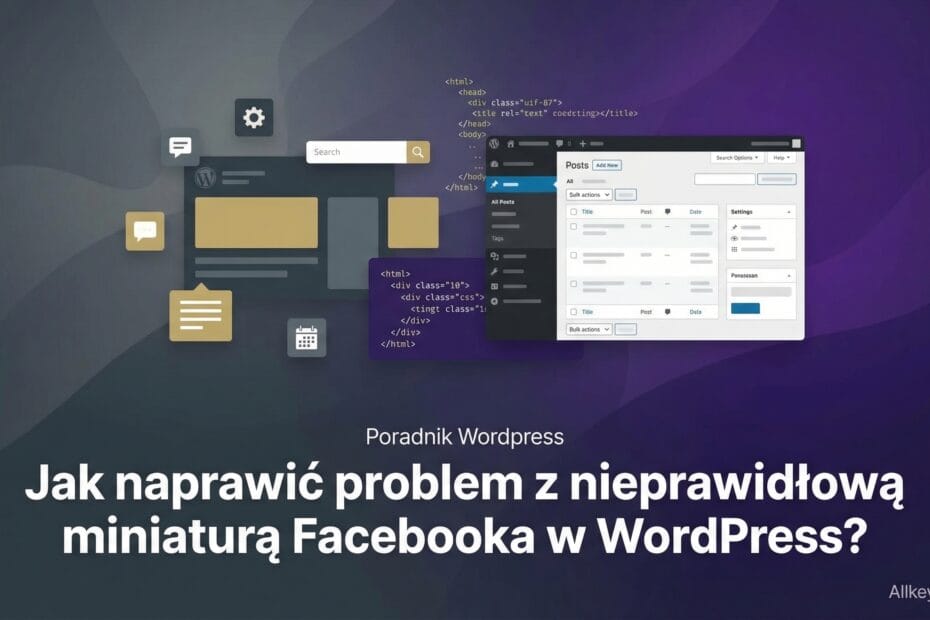Jak naprawić problem z nieprawidłową miniaturą Facebooka w WordPress?