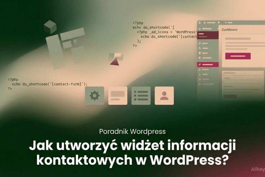 Jak utworzyć widżet informacji kontaktowych w WordPress?