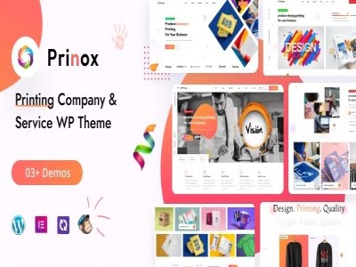 Szablon Prinox Printing Services WordPress Theme | Sklep z dodatkami premium WP Allkeystore.pl