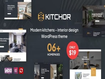 Szablon Kitchor Interior Design WordPress Theme | Sklep z dodatkami premium WP Allkeystore.pl