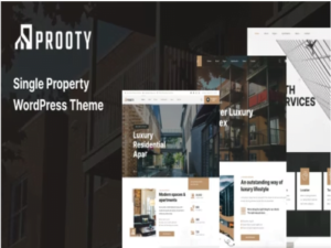 Szablon Prooty Single Property WordPress Theme