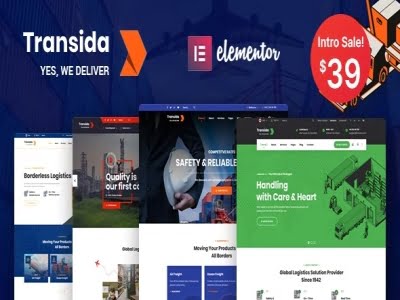 Szablon Transida Logistics WordPress Theme | Sklep z dodatkami premium WP Allkeystore.pl