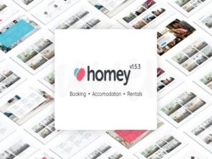 Szablon Homey Booking and Rentals WordPress Theme