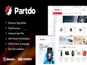 Szablon Partdo Auto Parts and Tools Shop WooCommerce Theme