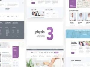 Szablon Physio Physical Therapy Medical Clinic WordPress Theme | Sklep z dodatkami premium WP Allkeystore.pl