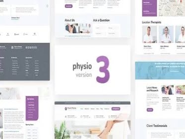 Szablon Physio Physical Therapy Medical Clinic WordPress Theme | Sklep z dodatkami premium WP Allkeystore.pl