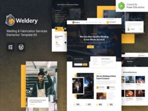Szablon Weldery Welding Fabrication Services Elementor Template Kit Download | Sklep z dodatkami premium WP Allkeystore.pl