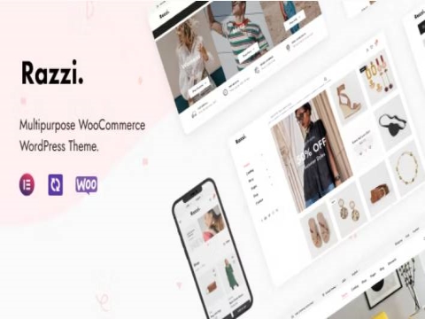 Szablon Razzi Multipurpose WooCommerce WordPress Theme | Sklep z dodatkami premium WP Allkeystore.pl