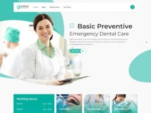 Venus Modern Theme-Vorlage für Medizin- und Klinik-Websites