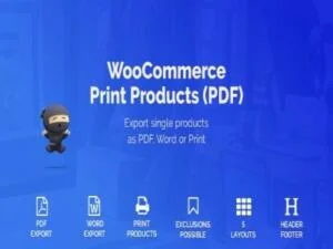 Wtyczka WooCommerce Print Products (PDF) | Sklep z dodatkami premium WP Allkeystore.pl