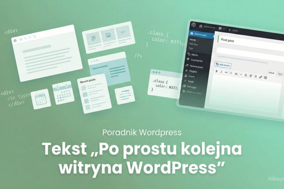Jak łatwo zmienić tekst „Po prostu kolejna witryna WordPress” Jak łatwo zmienić tekst „Po prostu kolejna witryna WordPress”